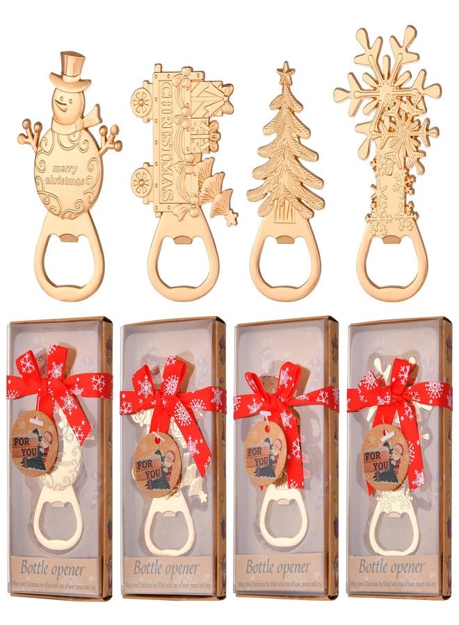 Winocbxt 24Pcs Christmas Themed Bottle Openers - Festive Party Favors and Gifts for Weddings, Bridal Showers, or Baby Showers - Ideal Decorations and Souvenirs for Christmas Celebrations - Image 1
